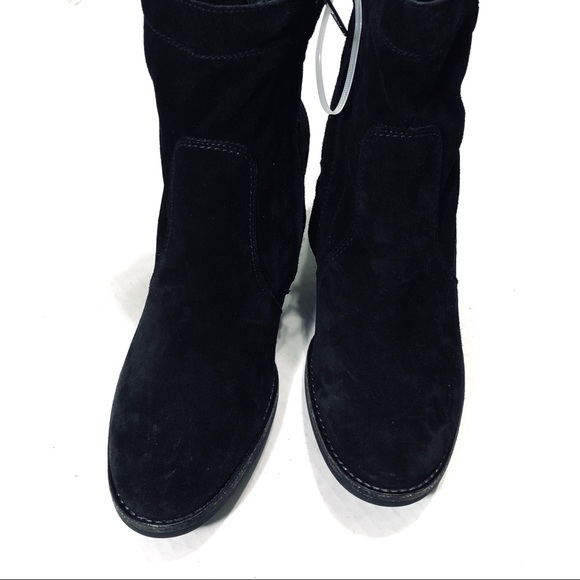 Paul Green black suede ankle boots size USA 8 - Picture 2 of 8